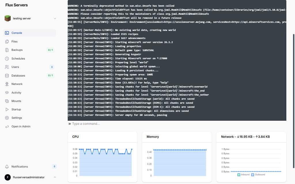 Panel Interface